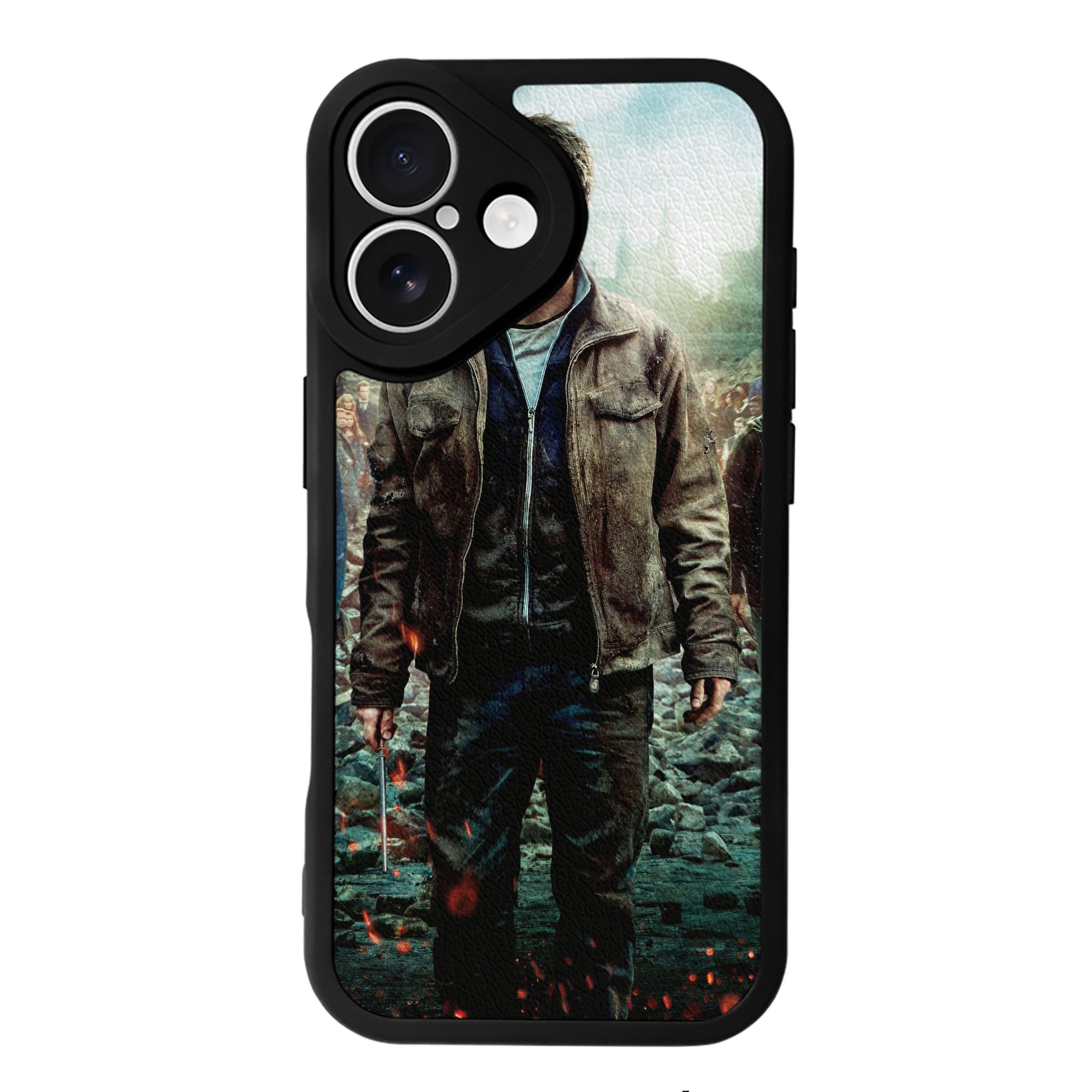 （画像用） Harry Potter ハリー・ポッターシリーズ 【iPhone 16シリーズ対応】シリコンスマホケース（レザー調） 材質：シリコン